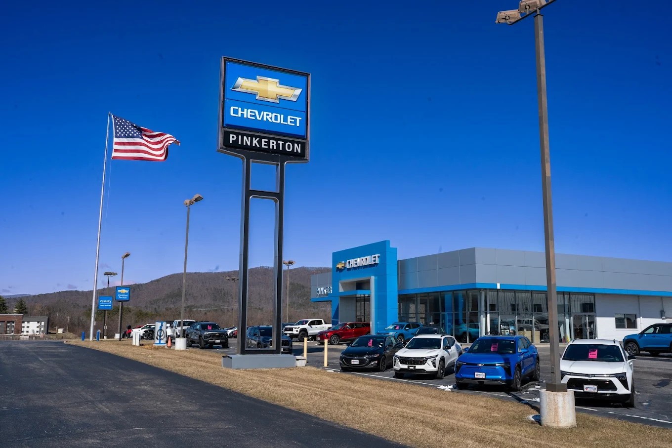 Pinkerton Chevrolet Salem storefront in Salem, VA
